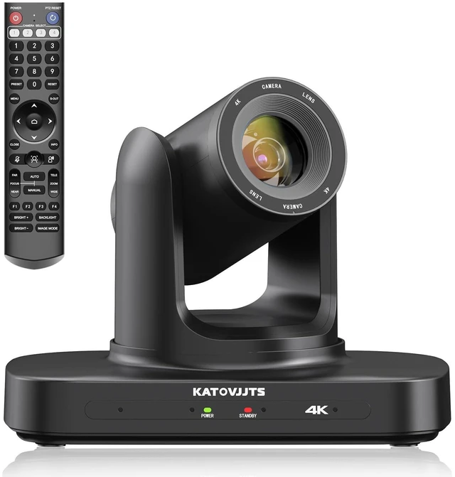 Main image of KATOVJJTS PTZ Camera 4K with 20X Optical Zoom,AI Auto Tracking(Gen3), USB3.0/LAN/HDMI/3G-SDI Live Streaming Camera for Church Worship, Work with Vmix,Zoom,OBS,YouTube Livestream