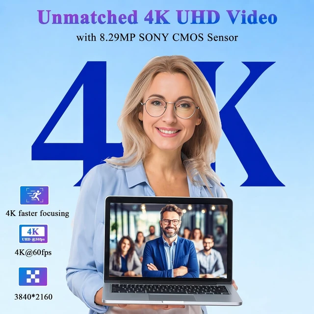 Alt view image 2 of 5 - KATOVJJTS PTZ Camera 4K with 20X Optical Zoom,AI Auto Tracking(Gen3), USB3.0/LAN/HDMI/3G-SDI Live Streaming Camera for Church Worship, Work with Vmix,Zoom,OBS,YouTube Livestream