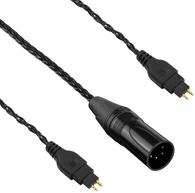 Main image of Toxaoii Replacement HD600 Audio Cable, 4 Pin XLR Balanced Cord Compatible with Sennheiser HD6XX HD660s HD650 HD600 HD565 HD580 HD58X Headphones Cable (6.5 FT)