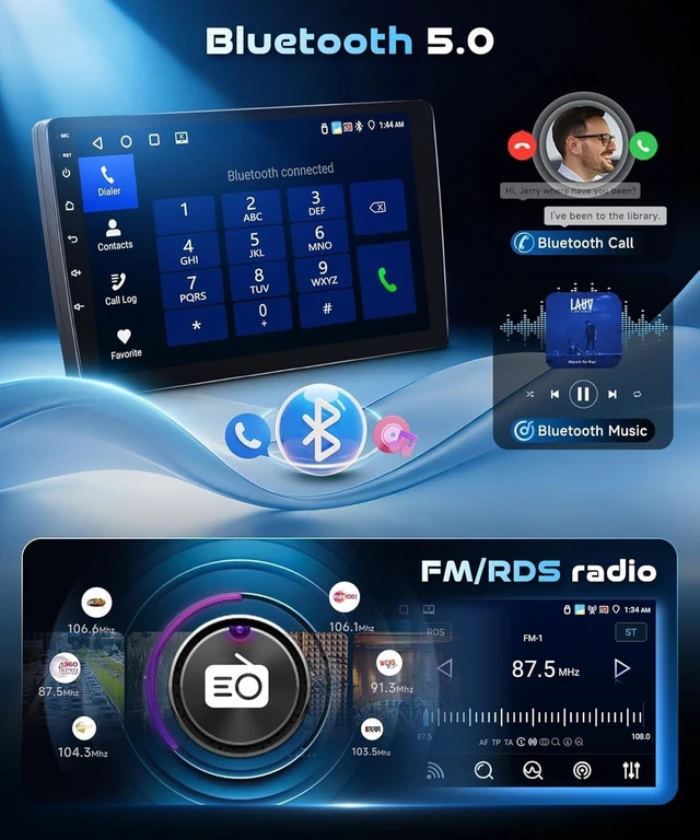 Alt view image 5 of 5 - 360 Panoramic View 8Core 6G+128G 10.1 Inch IPS Screen Radio for Honda Accord 7th 2003-2007 Android 15 Car Stereo with Wireless Carplay Android Auto/5Ghz WiFi/DSP 46EQ/Bluetooth/Backup Camera