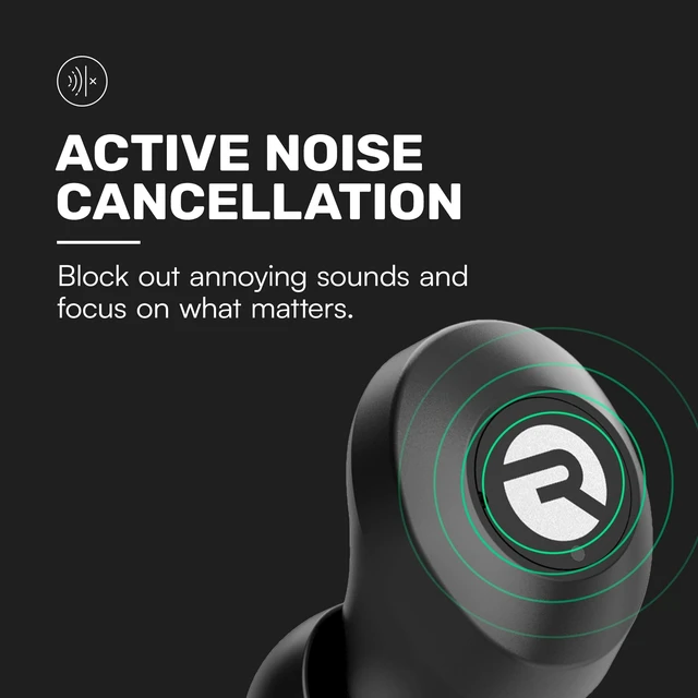 Alt view image 5 of 5 - Raycon Everyday Bluetooth Wireless Earbuds with Microphone - Active Noise Cancelling, Sweat & Water-Resistant Earphones, Ear Buds Wireless Bluetooth (Blue)