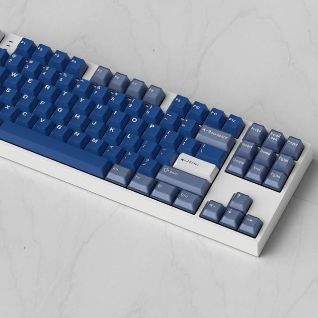 Alt view image 3 of 5 - Fogruaden PBT Keycaps Set, Cherry Profile Custom Keycap for Mechanical Keyboard Keycaps(Cherry wushilan)