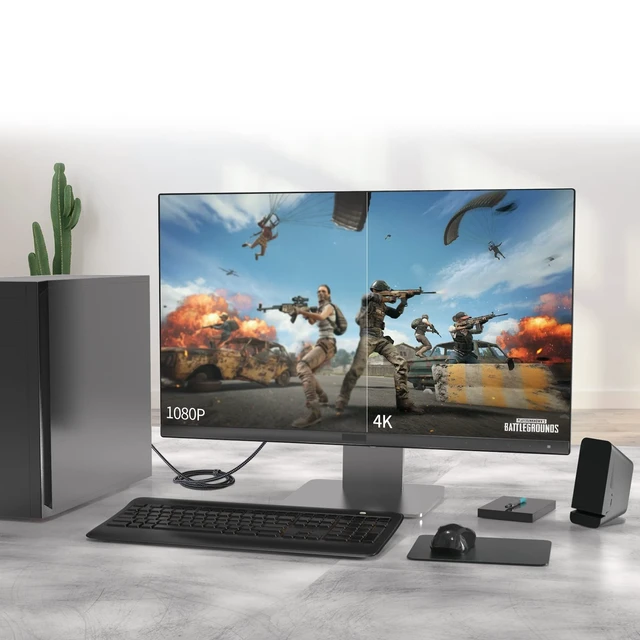 Alt view image 2 of 5 - Answin HDMI to DisplayPort 4K@60Hz Uni-Directional 6Ft HDMI to DP Cable