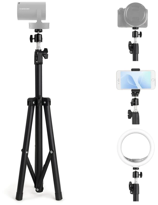 Main image of Magcubic 47" Tripod for Projector, Ring Light, Cell Phone and Camera