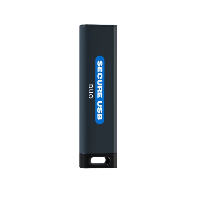 Alt view image 3 of 5 - SecureData SecureUSB Duo 512GB Hardware Encrypted USB 3.0 Flash Drive