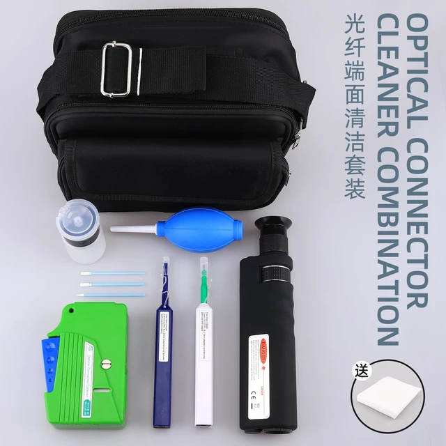 Alt view image 3 of 5 - Fiber Optic Microscope dust-Free Paper 1.25MM/2.5MM Cleaning Pens Fiber Optic Cleaning Box for SC/LC/FC/ST Connections Fiber Optic Cleaning Kit