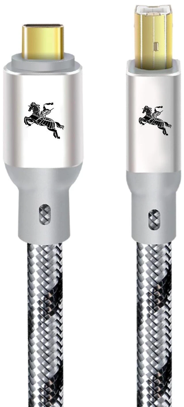 Main image of Impeto Audiophiles USB-B to USB-C Printer Cable, HiFi DAC Type-C to Type-B OTG Audio Cable, Data Cable Digital Cable 9.8ft/3M
