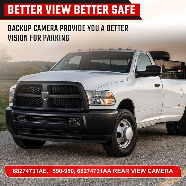 Alt view image 5 of 5 - Backup Camera Fit for Dodge Ram 1500 Classic 2019-2022,Dodge Ram 1500 16-18