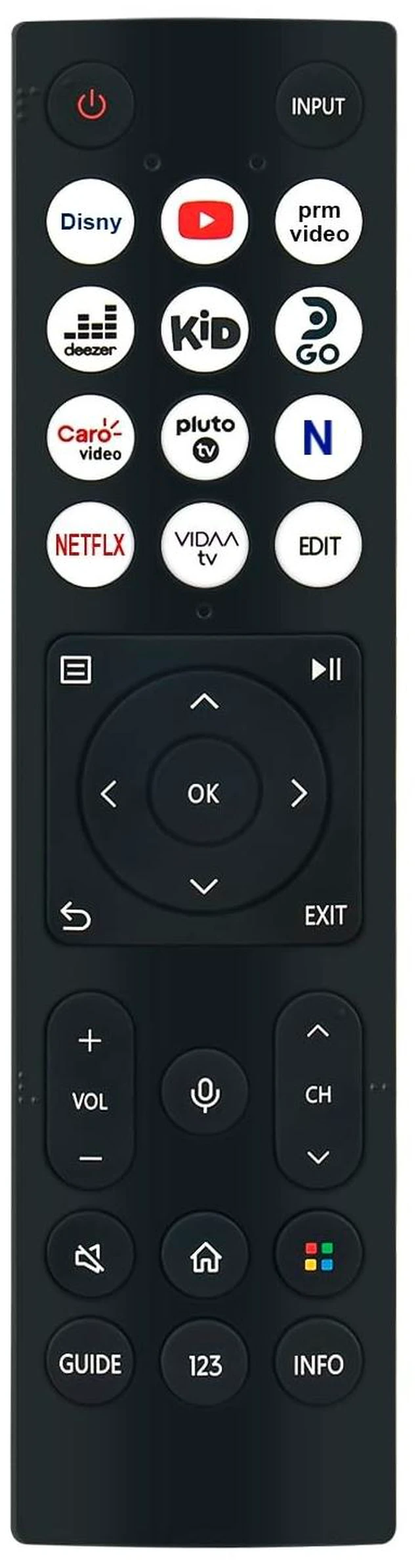 Main image of ERF3D96H Replace Voice Remote Control Fit for Hisense TV 55U7H 65U7H 75U7H