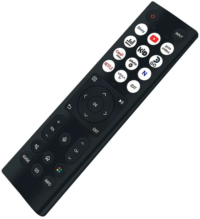 Alt view image 5 of 5 - ERF3D96H Replace Voice Remote Control Fit for Hisense TV 55U7H 65U7H 75U7H