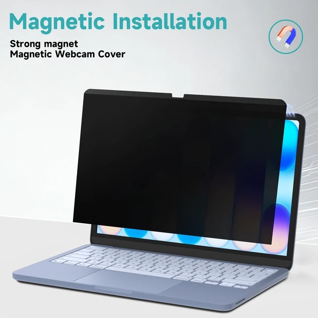 Alt view image 2 of 5 - IPROKKO Magnetic Privacy Screen Designed for 2026 MacBook Neo 13-Inch