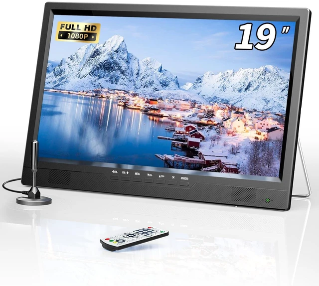 Main image of NORTHING 19.2" Portable TV with Antenna, 1080P LED Small TV for Camping