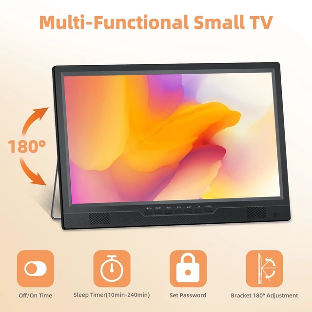 Alt view image 4 of 5 - NORTHING 19.2" Portable TV with Antenna, 1080P LED Small TV for Camping