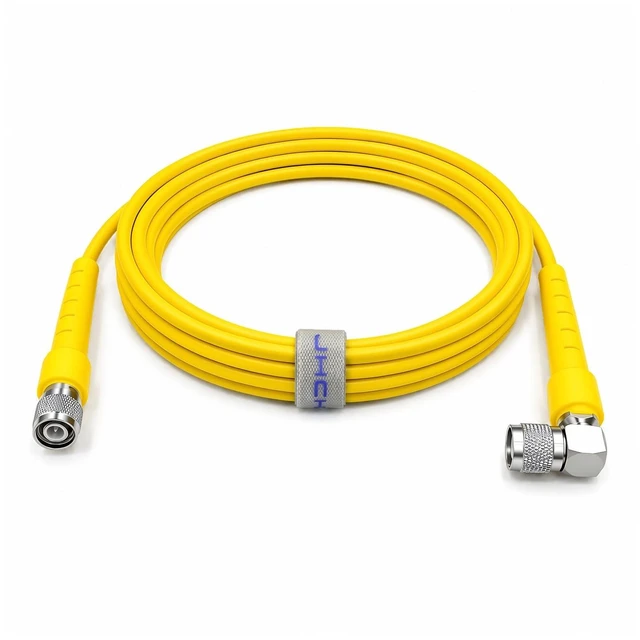 Main image of JHCH 7m/23ft RTK GNSS GPS 58957 Antenna Cable Suitable for Trimble, Topcon, Leica receivers TNC Male to Right Angle TNC Male Low Loss RG58 coaxial Cable