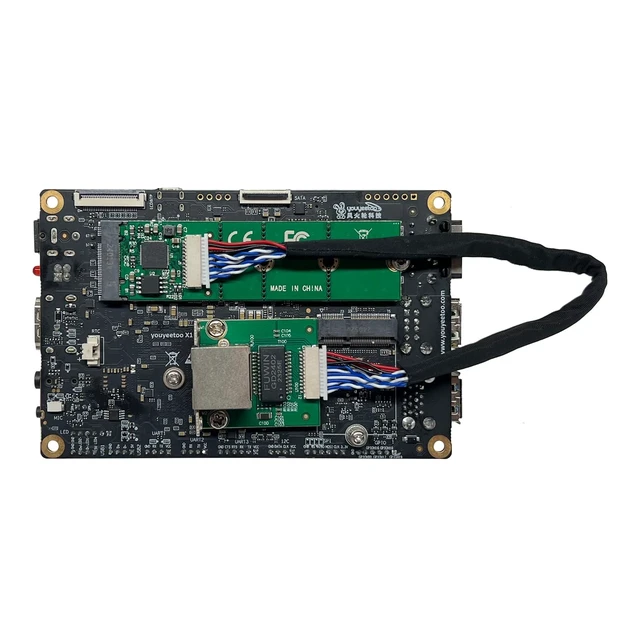 Alt view image 4 of 5 - M.2 B M Key to 2.5 Gigabit Ethernet,Support youyeetoo X1 X86 SBC, Intel i226 2.5G Ethernet Server NIC, Interface Card 10/100/1000/2500 Mbps RJ45 LAN, Support 2230/2242/2260/2280