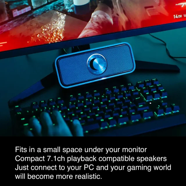 Alt view image 2 of 5 - PIONEER Desktop Gaming Speaker 5.1/7.1ch Surround PC PS5 Switch TQ-FG3000