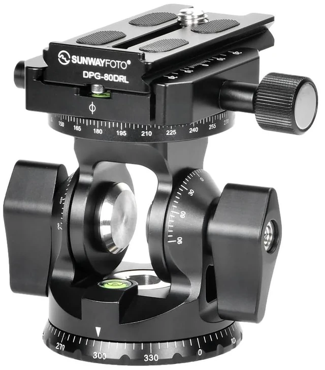 Main image of DT-03R Tilt Head with 360 Degree Panoramic Arca Swiss Clamp for Monopod and Tripod 33lbs(15KG) Load Capacity