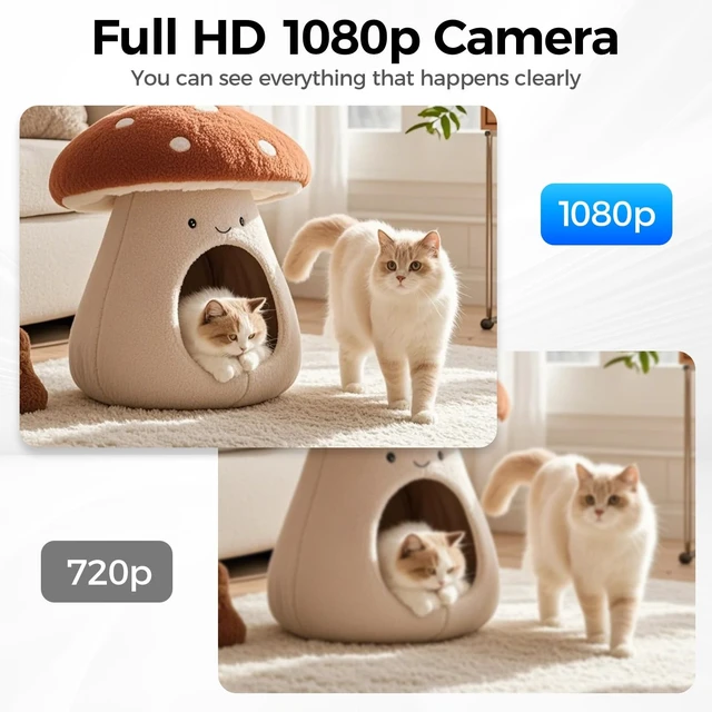 Alt view image 2 of 5 - isecumated Hidden Spy Security Camera Picture Frame, Mini Nanny Cam Indoor