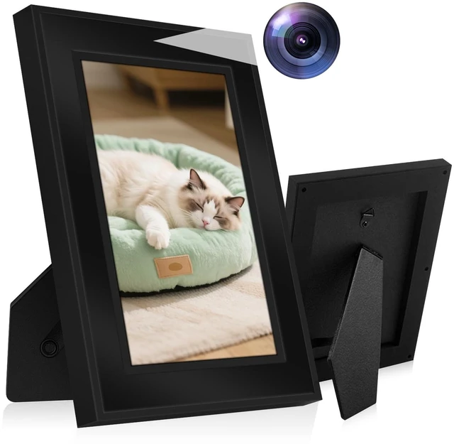 Main image of isecumated Hidden Spy Security Camera Picture Frame, Mini Nanny Cam Indoor