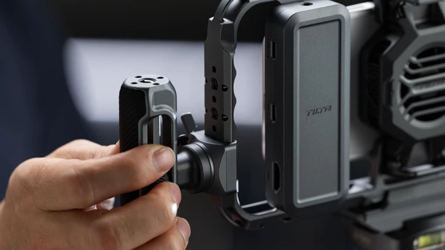 Alt view image 3 of 5 - Tilta Universal Khronos Smartphone Case Adjustable NATO Handle ^^ 360 Degree Rotation ^^ Quick Release NATO Rail Mount ^^ 1/4"-20 Accessory Threads ^^ Mobile Filmmaking Rig - Space Gray
