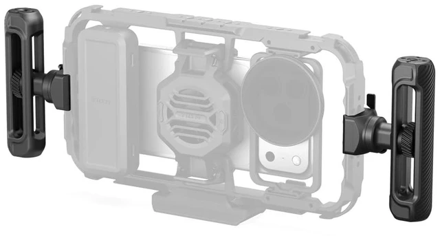Main image of Tilta Universal Khronos Smartphone Case Adjustable NATO Handle ^^ 360 Degree Rotation ^^ Quick Release NATO Rail Mount ^^ 1/4"-20 Accessory Threads ^^ Mobile Filmmaking Rig - Space Gray