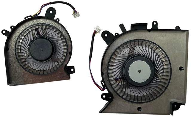 Main image of SYWpcparts CPU + Gpu Cooling Fan Set for MSI Crosshair 17 A11UCK, A11UEK, A11UDK Series Dual Fan 4-Pin