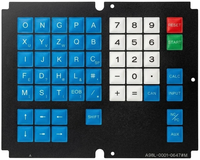Main image of A98L-0001-0647#M Membrane Keypad for Fanuc 15M Keyboard Replacement