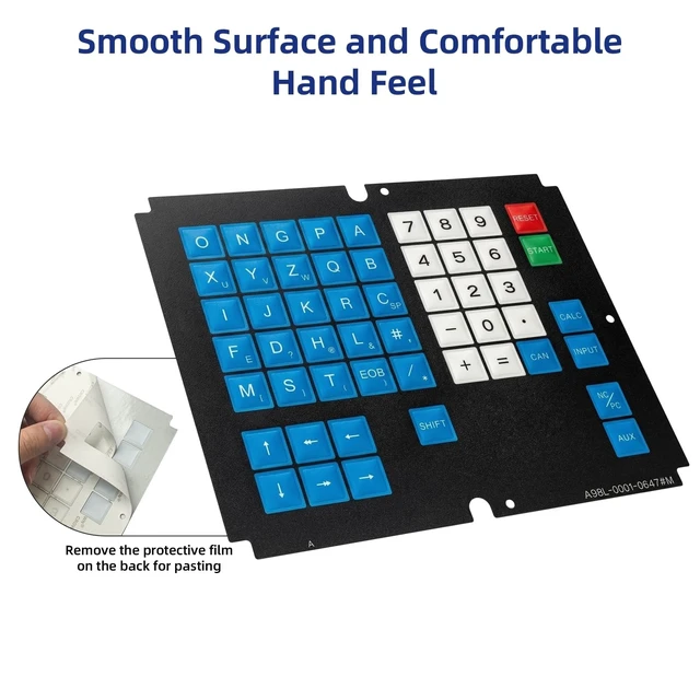 Alt view image 4 of 5 - A98L-0001-0647#M Membrane Keypad for Fanuc 15M Keyboard Replacement