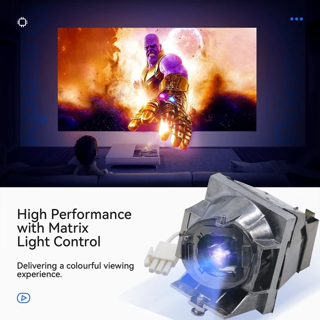 Alt view image 4 of 5 - Pugody A+ Quality RLC-108 Replacement Projector Bulb Lamp for Viewsonic PA503S PA503SP PA503X PA503XP PA500S PA502SE PA502XE PG603X PS501X PS600X VS16905 VS16909 with Housing