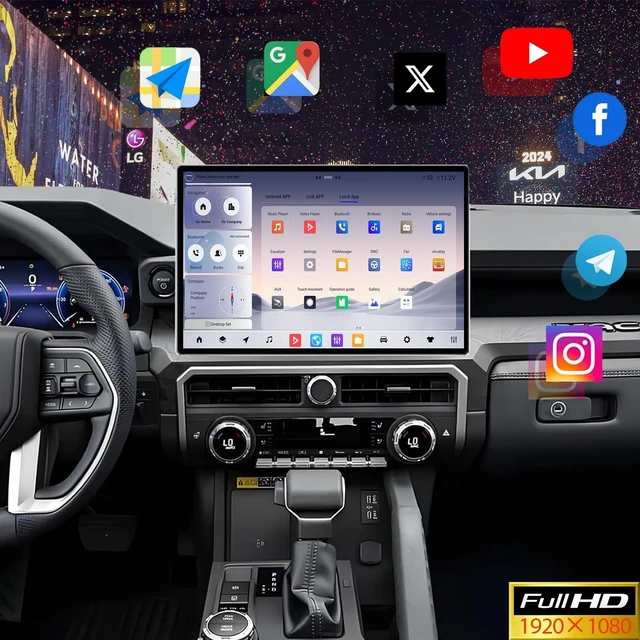 Alt view image 5 of 5 - 14.6" 8-Core Android 14 Car Radio Stereo for Toyota Tacoma 2024 2025 2026