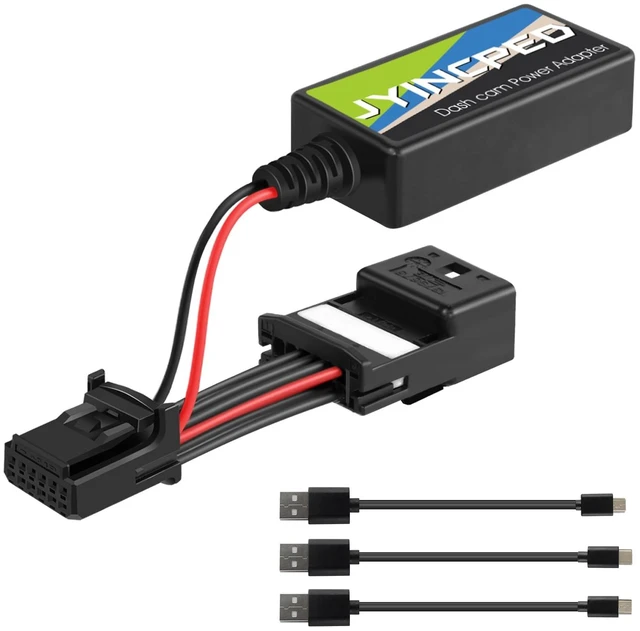 Main image of Dash Cam Power Adapter (12-Pin Type A), USB Power Dash Cam Adapter