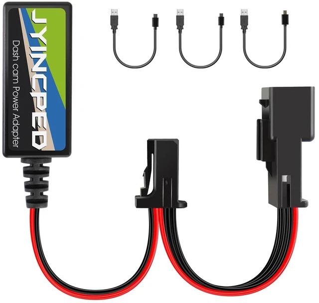 Alt view image 2 of 5 - Dash Cam Power Adapter (12-Pin Type A), USB Power Dash Cam Adapter