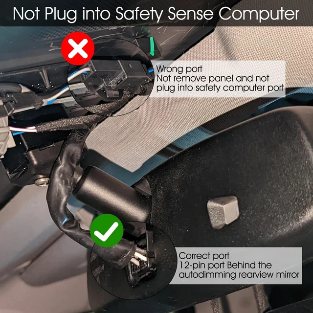 Alt view image 4 of 5 - Dash Cam Power Adapter (12-Pin Type A), USB Power Dash Cam Adapter