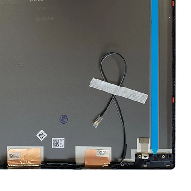 Alt view image 4 of 5 - 5CB0X56073 5CB0Z31048 Replacement for Lenovo ideapad 5-15IIL05 5-15ARE05 5-15ITL05 5-15ALC05 Laptop LCD Back Cover Top Case Rear Lid with Hinges and Hinges Cover Front Bezel Frame Antenna Gray