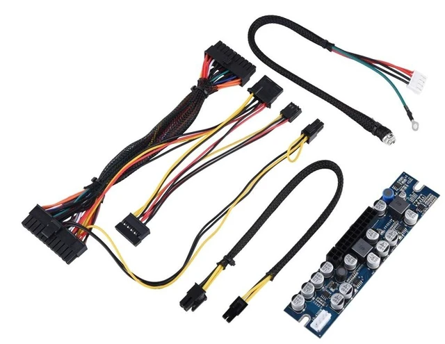 Main image of Power Supply Module, DC 12V Input 300W Computer Internal Power Supplies with 24Pin Connect/AUX/SATA Cable, Suitable for Mini ITX and 1U Case