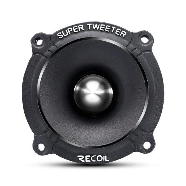 Alt view image 5 of 5 - RECOIL TW250 High Compression Car Bullet Super Tweeters 400W Max Pair 4 Ohm