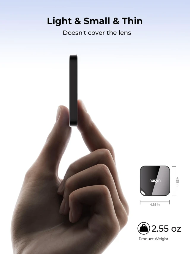Alt view image 5 of 5 - nusyn 1TB Magnetic Portable SSD, Up to 2000MB/s, USB-C, USB 3.2 Gen 2x2, Aluminum+Glass Housing, Supports iPhone ProRes HDR Recording, Compatible with Tablets, Computers, Smartphones, PC - Black