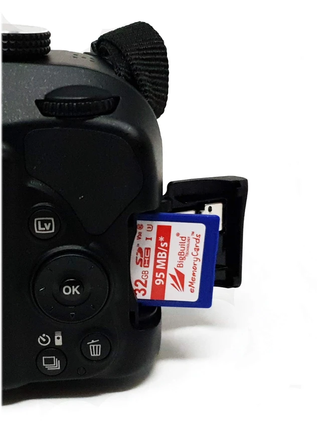 Alt view image 5 of 5 - BigBuild Technology 32GB UHS-I U3 95MB/s Memory Card for Canon EOS 1200D, 1300D, 2000D, 200D, 4000D, 5DS, 5DS R, 77D, 800D, 80D, 9000D, 5D Mark IV, 6D Mark II, M100, M3, M5, M50, M6, R Camera