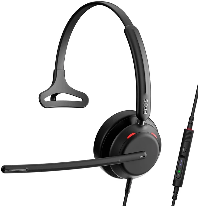 Main image of EPOS Impact 730T Mono Wired USB C and USB A Headset for PC with Noise-Canceling Mic, Microsoft Teams Certified, in-Line Controls, Comfortable Fit, Ideal for Office Calls, Remote & Hybrid Work