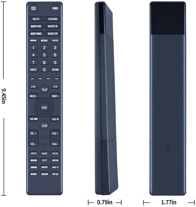 Alt view image 4 of 4 - Replacement Remote for Bose Soundbar 700 Home Theater
