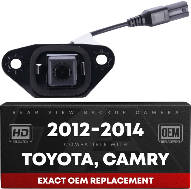 Main image of Rear View Backup Camera, Reverse Park Assist - Compatible with 2012-2014 Toyota Camry, 2012-2014 Toyota Camry Hybrid - OEM 8679006031, TO1960107