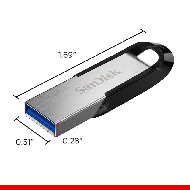 Alt view image 2 of 5 - SANDISK 128GB Ultra Flair USB-A Flash, Up to 150MB/s Read Speeds - 10 Pack