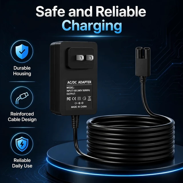 Alt view image 5 of 5 - 25.2V Charger for Gosvor Robotic Pool Cleaners