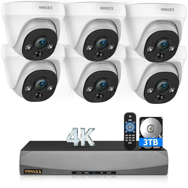 Main image of 4K Wired Dome Cameras PoE IP Camera for Home Security Outdoor
