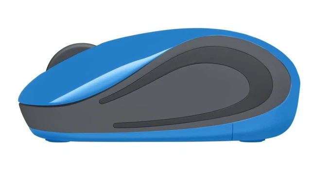 Alt view image 4 of 5 - Logitech Wireless Mini Mouse M187 Ultra Portable, 1000 DPI Optical Tracking, 3-Buttons, PC/Mac/Laptop - Blue