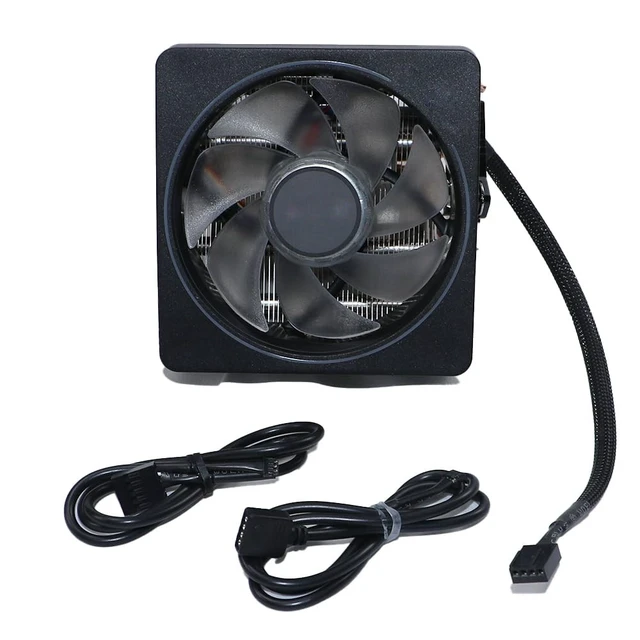 Alt view image 4 of 5 - CPU Wraith Cooler Prism Aluminum Heat Sink Copper Core Base 4-Pin PWM 95mm Fan Pre-Applied Thermal Paste Compatible with AMD Socket AM5 AM4 AM3 AM2 Ryzen 7 1700X 1800X 2700X 3700X 4700X 5700X Fan