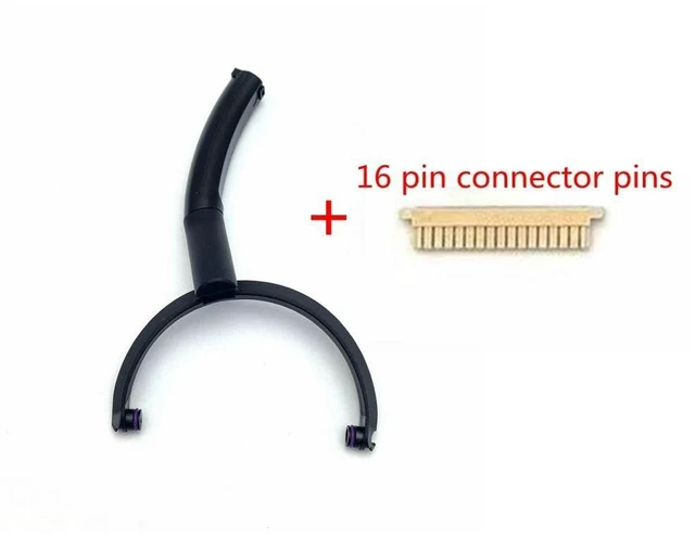 Alt view image 3 of 5 - Headband Hanger Bracket Swivel Hinge and 16 Pin Connector Pins for Sony WH-1000XM5 WH-1000 XM5 Headphone Replacement PartsBlack-Left