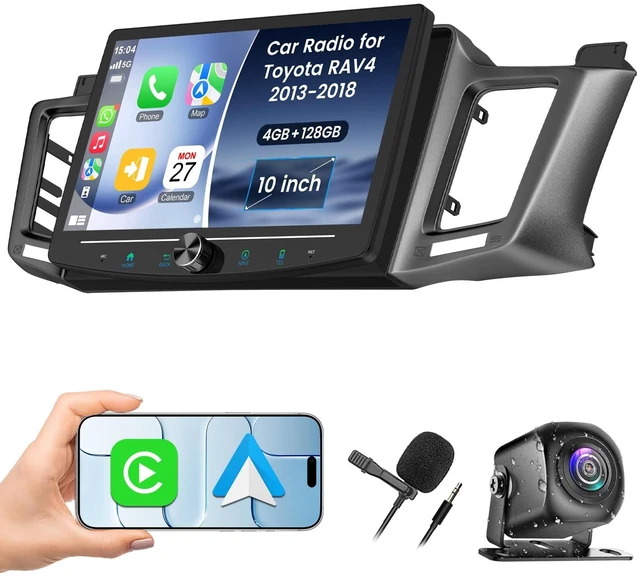 Main image of (8Core + 128GB) Android 5G WiFi Car Radio Stereo for 2013-2018 Toyota RAV4