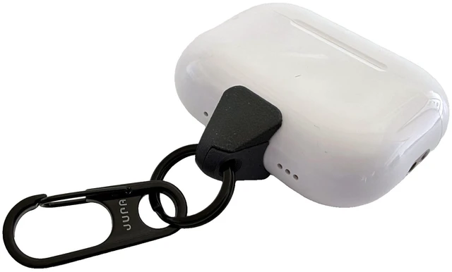 Main image of Jura Anchor for AirPods Black Carbon Fiber, Black Carabiner, Lanyard