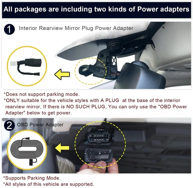 Alt view image 3 of 5 - Mangoal 4K Dash Cam Custom fit for Jeep Cherokee 2019-2023 KL (Model E)